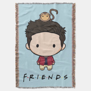 FRIENDS™ Ross Chibi Throw Blanket