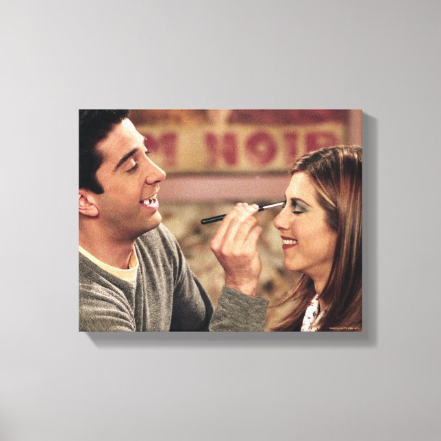 FRIENDS™ | Ross Does Rachel's Makeup Canvas Print (Front)