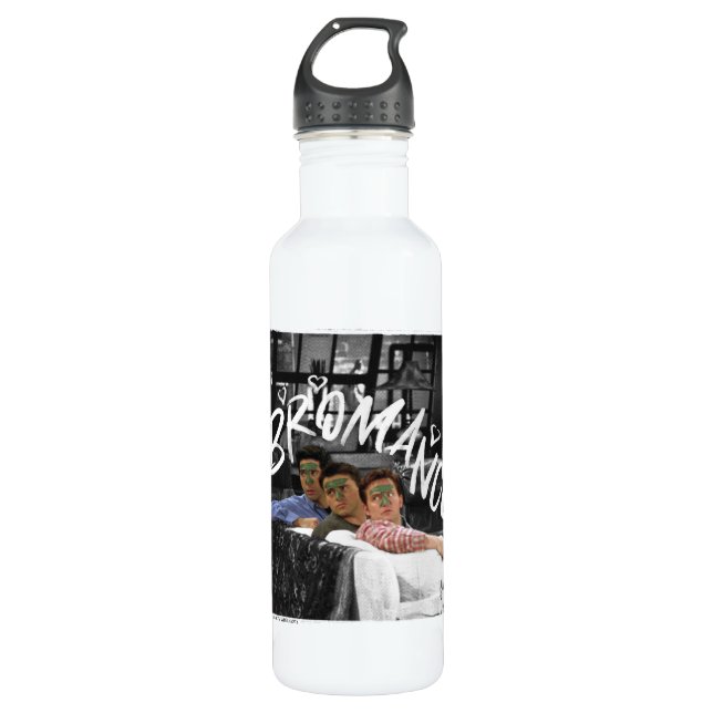 FRIENDS™ | Ross, Joey, & Chandler Bromance 710 Ml Water Bottle (Front)