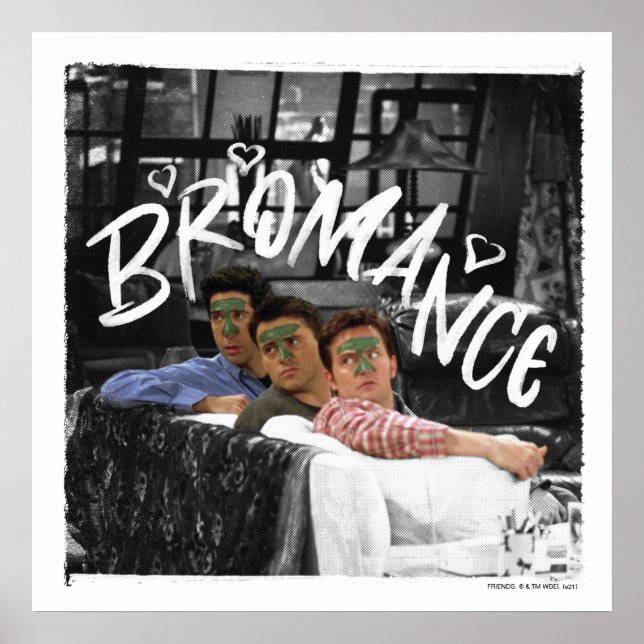 FRIENDS™ | Ross, Joey, & Chandler Bromance Poster (Front)