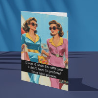 Friends Sarcastic Retro 50s Housewife