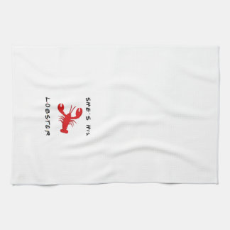 Friends She's His Lobster Kitchen Towel