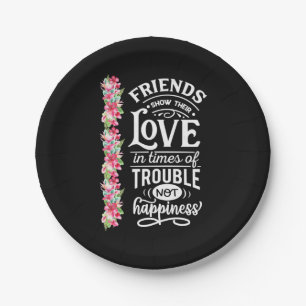Friends Show Their Love Paper Plate