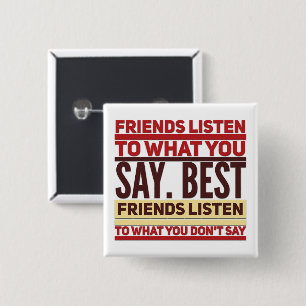Friends - Square Button