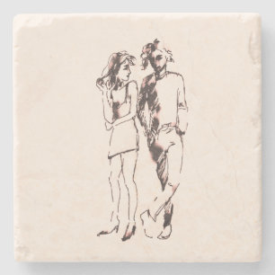 Friends Stone Coaster