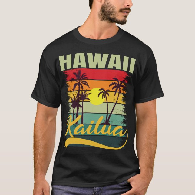 Friends Summer Travel Family Vacation Kailua Hawai T-Shirt (Front)