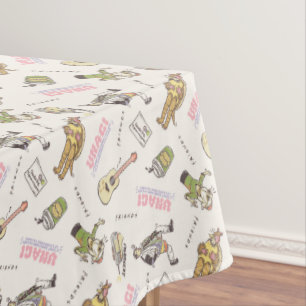 FRIENDS™ Tan Cartoon Pattern Tablecloth
