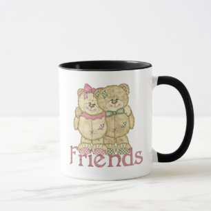 Friends Teddy Bear Pair - Original Colours Mug