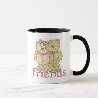 Friends Teddy Bear Pair - Original Colours Mug