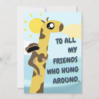 "Friends" Thank You Card