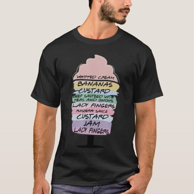 Friends Thanksgiving Trifle Happy Thanksgiving Tur T-Shirt (Front)
