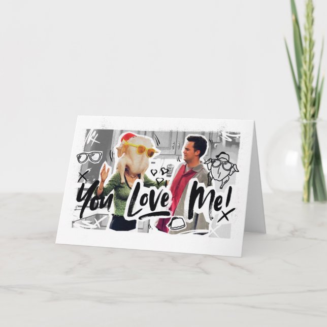 FRIENDS™ | Thanksgiving Turkey Head Monica Card (Front)