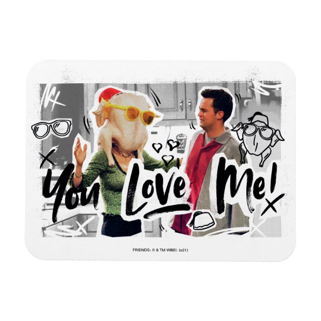 FRIENDS™ | Thanksgiving Turkey Head Monica Magnet (Horizontal)
