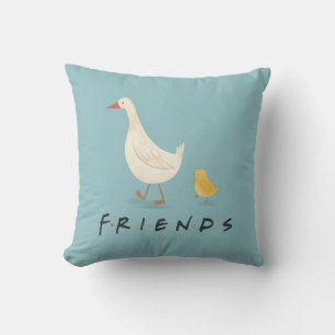 FRIENDS™   The Chick and the Duck Throw Pillow