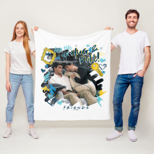 FRIENDS™   The Old Hug & Roll Fleece Blanket