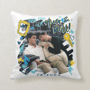 FRIENDS™   The Old Hug & Roll Throw Pillow