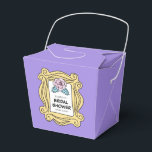 FRIENDS™ | The One With the Bridal Shower Favor Box<br><div class="desc">These favour boxes feature a playful design inspired by the iconic elements of FRIENDS™, such as the Central Perk logo and the colourful frame from Monica's apartment door. Crafted from high-quality materials, they are sturdy enough to hold small treats, keepsakes, or personalized gifts for your guests. The vibrant colours and...</div>