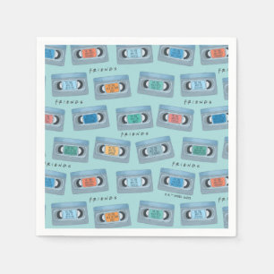 FRIENDS™   The One With Video Tape Pattern Napkin