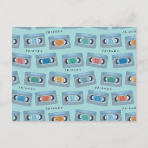 FRIENDS™ The One With Video Tape Pattern Postcard