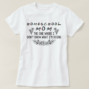 Friends Themed Christian Homeschool Mom Gift T-Shirt