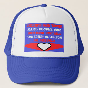 Friends themed colours red blue white design T-Shi Trucker Hat