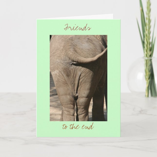 Friends to the End Card (Front)