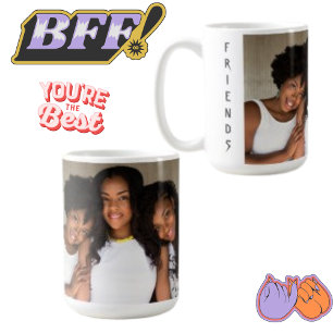 Friends Together Photos Modern Coffee Mug