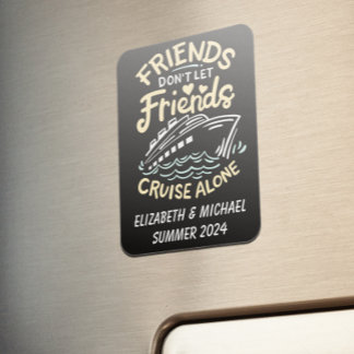 Friends Trip Cruising Cruise Cabin Door Magnet