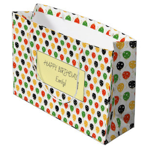 FRIENDS tv show Birthday Stripes Girly Elegant  Large Gift Bag