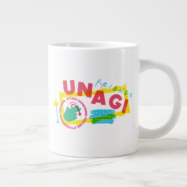 FRIENDS™ Unagi Large Coffee Mug (Right)