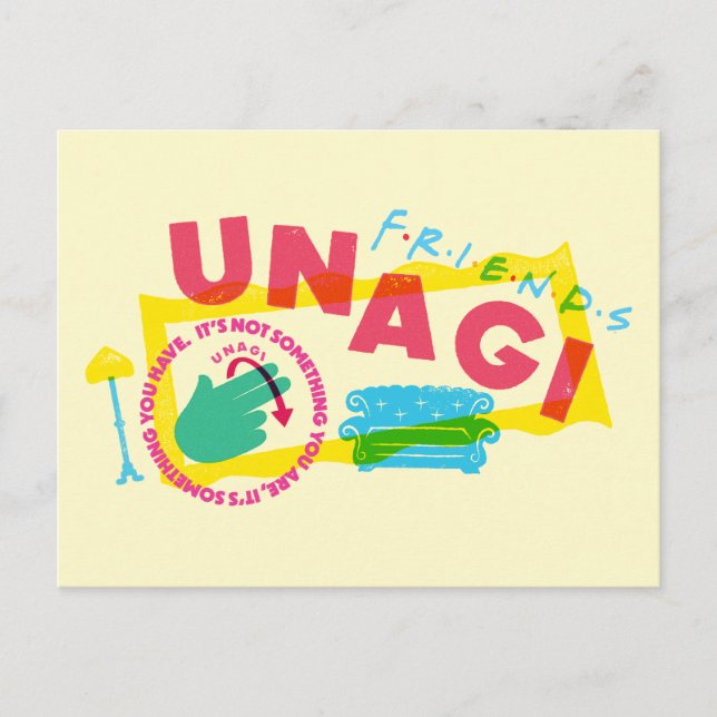 FRIENDS™ Unagi Postcard (Front)