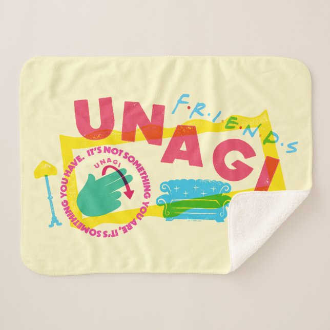 FRIENDS™ Unagi Sherpa Blanket (Front (Horizontal))