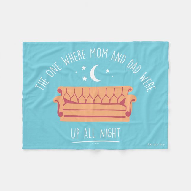 FRIENDS™ | Up All Night Fleece Blanket (Front (Horizontal))