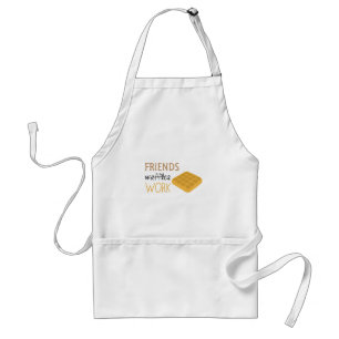 Friends Waffles Work Standard Apron