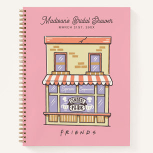 FRIENDS™ Wedding Bridal Shower Guest Gift List Notebook