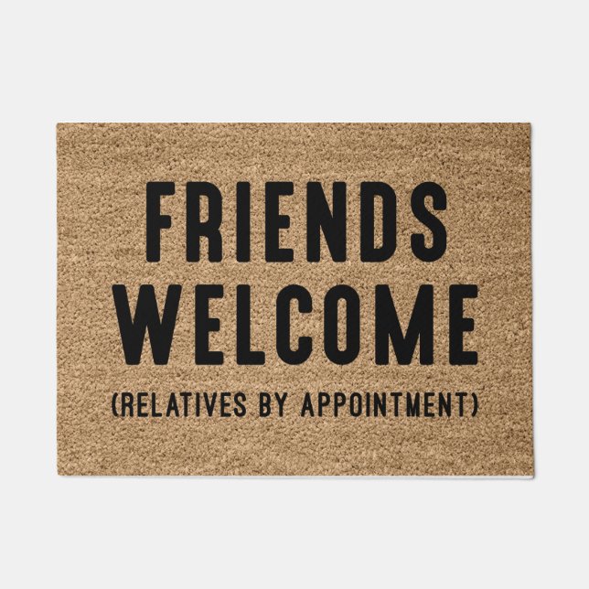 Friends Welcome Doormat (Front)