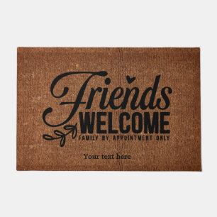 Friends welcome doormat