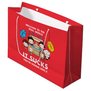 FRIENDS™   Welcome to the Real World Chibi Large Gift Bag