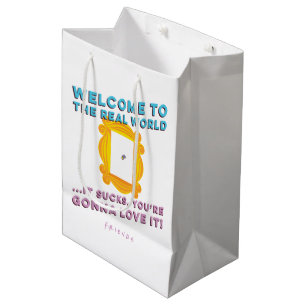 FRIENDS™   Welcome to the Real World - Peephole Medium Gift Bag