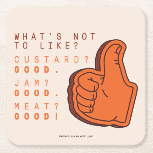 FRIENDS™   What's Not to Like? Square Paper Coaster