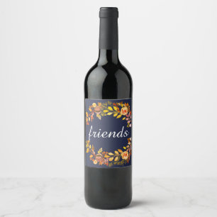 Friends Wine Label