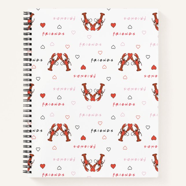FRIENDS™ | You're my Lobster Pattern Notebook (Front)