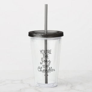 FRIENDS™ You're the Joey to my Chandler Acrylic Tumbler