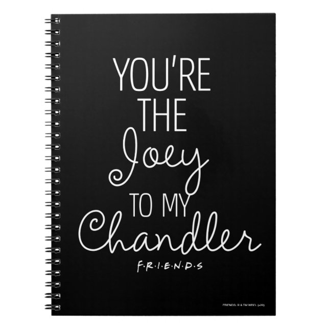 FRIENDS™ | You're the Joey to my Chandler Notebook (Front)