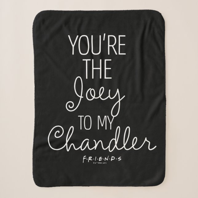 FRIENDS™ | You're the Joey to my Chandler Sherpa Blanket (Front)