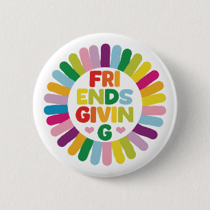 Friendsgiving 2 Inch Round Button