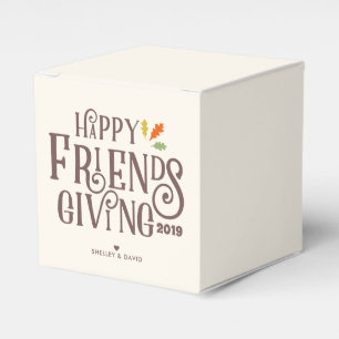 Friendsgiving   Colour of Autumn Favor Box