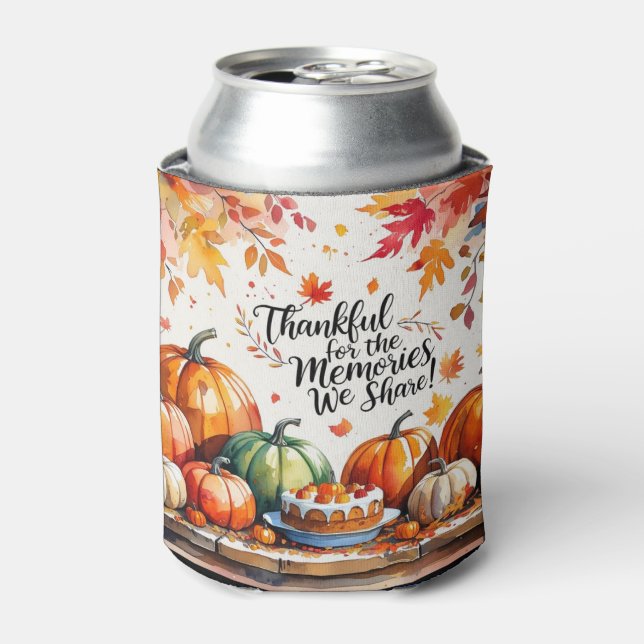 Friendsgiving fall themed  can cooler (Can Front)