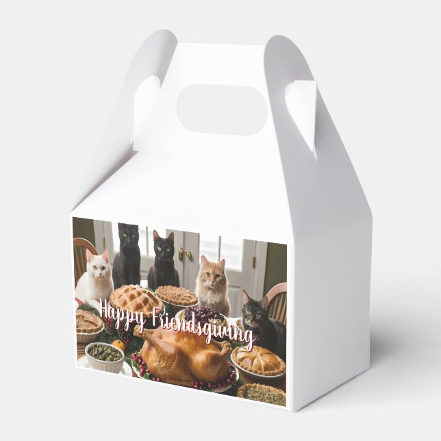 Friendsgiving Feast Favor Box (Front Side)