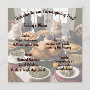 Friendsgiving Feast Menu